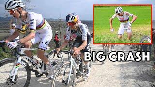 Tadej Pogacar VS Tom Pidcock DRAMATIC BATTLE  | Strade Bianche 2025 Race Analysis