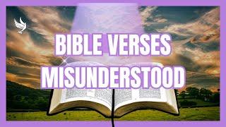 Most Misunderstood Bible Verses | Verse Inspire Weekly