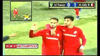 الدوري الليبي / الاسبوع التاسع / الاهلي 1 - 0 النصر / مراوغة اكرم وهدف الثلبة