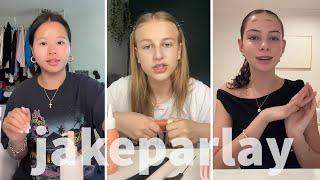 Makeup Tutorial Tiktok Compilation - GRWM  ( Get Ready With Me ) ️(Skincare, Makeup, Outfits) 763