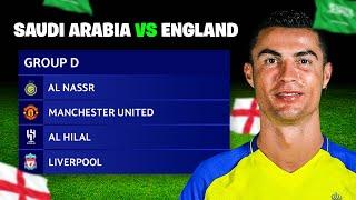 CHAMPIONS LEAGUE..BUT IT'S ENGLAND VS SAUDI ARABIA!