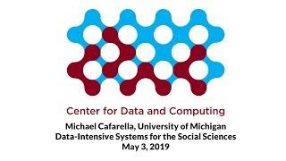 CDAC Speaker Series: Michael Cafarella