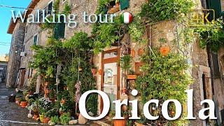 Oricola (Abruzzo), Italy【Walking Tour】History in Subtitles - 4K