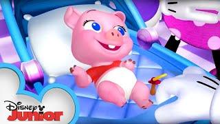 Adventures in Piggy Sitting | Minnie's Bow-Toons   | @disneyjr