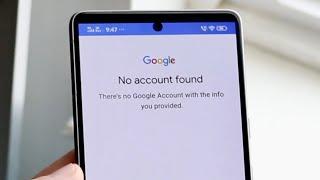 How To FIX No Google Account Found On Login!