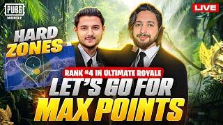 RANK #3 DONE IN ULTIMATE ROYALE | TMG MARKHOR | TMG SHAHEER IS LIVE