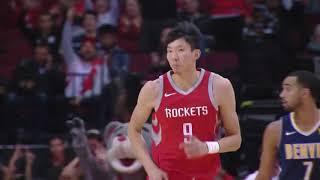 Zhou Qi CAREER HIGH vs Denver Nuggets HIGHLIGHTS 11/22/2017