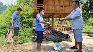 Sell piglets to traders-Buy iron mesh to fence around the chicken coop /XuanTruong.