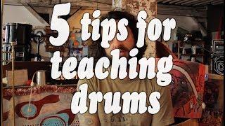 Top 5 tips How to Become a Drum Teacher!