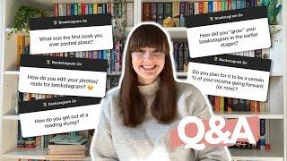 Making Money, Reading Slumps, & Photo Editing: A Bookstagram Q&A [cc]