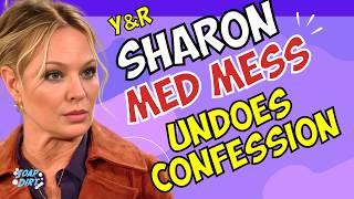 Young and Restless: Sharon Medication Mess Unravels Confession – Nick’s Trash Dive Saves Her? #yr