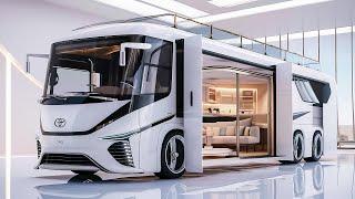 World’s Largest and Most Luxurious Motorhome: The 2025 Toyota Camper Van Unveiled!