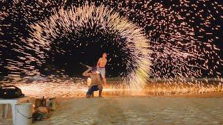 THAILAND: Fire Show On The Beach