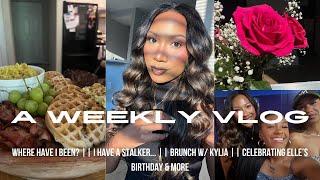 A WEEKLY VLOG || I HAVE A STALKER.. || BRUNCH DATES W/ THE GIRLS || RELATIONSHIP CHIT CHAT & MORE