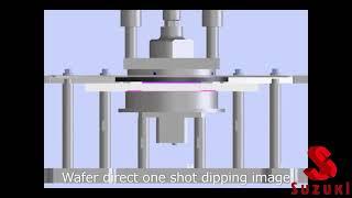 Wafer direct one shot dipping and ACP self alignment