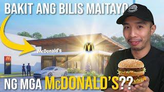 BAKIT ANG BILIS MAITAYO NG MGA MCDONALD'S??