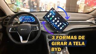 3 Formas de Girar a Tela dos Carros BYD