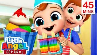 Helados de Frutas + Mas | Canciones Infantiles de Bebé Juan | Little Angel Español