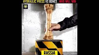 HYDRAULIC PRESS VS STRONGEST HUMAN BONES  WHO WILL WIN  #shorts #usa #shortfeed