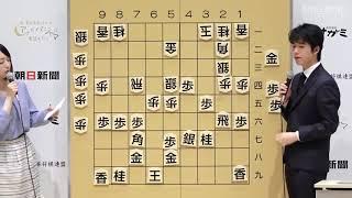 藤井聡太七段が自戦解説「あと…そうですね30手ぐらい」～聞き手・室田伊緒女流二段、朝日おやこ将棋フェスティバル～【アーカイブ】