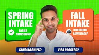 Spring vs. Fall 2025 Intake  | Don't Make THIS Mistake!  | MS in USA 