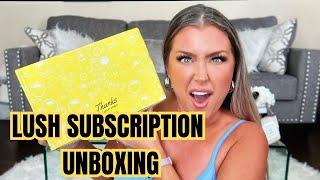 LUSH BEAUTY SUBSCRIPTION UNBOXING | NEW BEAUTY BOX SUBSCRIPTION UNBOXING | HOTMESS MOMMA MD