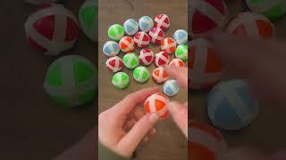 Reviewing sticky balls!! #fidgets #fidgetreview #toy #shorts