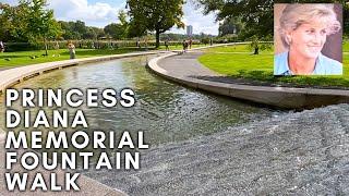 Princess Diana Memorial Fountain Walk #london #princessdiana #walk