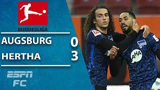 Hertha Berlin end losing streak with huge win vs. Augsburg | ESPN FC Bundesliga Highlights