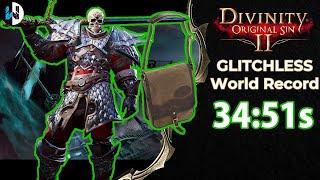 WR Glitchless Speedrun, any% solo - Divinity Original sin 2 Definitive Edition [34:51]