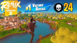 Fortnite Chapter 2 Remix | High Kill Solo Ranked OG Gameplay (Keyboard & Mouse)