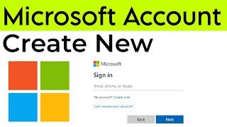 How To Create a New Microsoft Account | Create Microsoft Account | Microsoft Account 2024