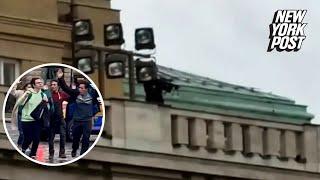 Video captures hero shouting, ‘Shoot here, you f–ker!’ to distract Prague gunman during rampage