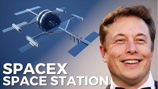 SpaceX Space Station Concept With Artificial Gravity - The OSS Part 2