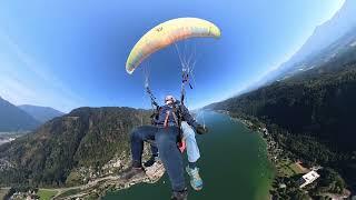 Instructional tandem flights at the Gerlitzen