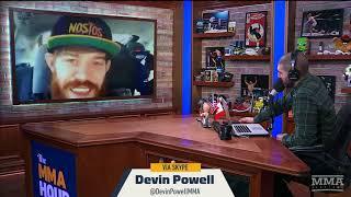 Devin Powell Discusses Ruptured Testicle and Diamond MMA on MMA Hour Podcast