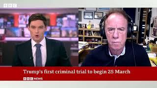 Interview with BBC News - Will Trump's Legal Battles Stop Him From Running For President?