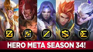 HERO META TERBAIK SOLO RANK AWAL SEASON 34