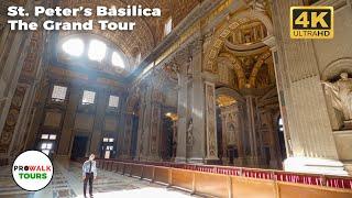 Saint Peter's Basilica 4K Tour - The Vatican - with Captions