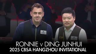 Ronnie O'Sullivan vs Ding Junhui – 2025 CBSA Hangzhou Invitational!