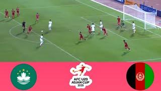  LIVE: Macau vs Afghanistan u20, AFC U20 ASIAN CUP 2025 Qualifiers, Live Match Updates