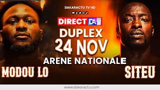 [ DIRECT] DUPLEX : Modou Lo Vs Siteu : le choc De la Couronne, à l’arène nationale !