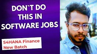 Don't Do this in Software Jobs#SAP FICO Telugu #SAP FICO Course Telugu#SAP Training Telugu #Chanu SK