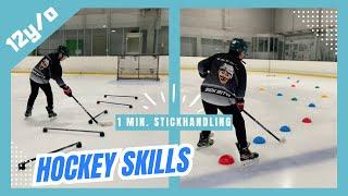 Hockey Skills "Stickhandling & Skating" To Get Silky Hands [Practice Drills]