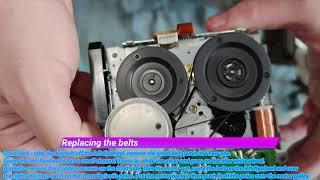 Pioneer CT-W505R -  How to disassembly, clean, replace belts, other repairs, tips & tricks.