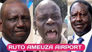 AMEUZA AIRPORT: DRAMA AS RUTO EXPOSED FOR PLANNING TO SELL KENYAN AIRPORT