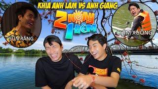 CrisDevilGamer và anh Kiều Minh Tuấn khịa anh Giang và anh Lâm trong 2 Ngày 1 Đêm