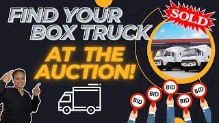  Looking for a BOX TRUCK?? Try an AUCTION in 2023! #boxtruck #truckingtips