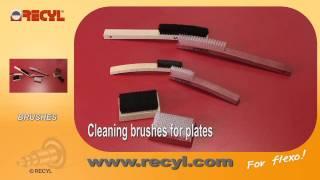 Recyl Brushes for anilox and plates | Brosses Recyl pour anilox et clichés