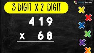 Multiplication of 3 digit number by 2 digit number